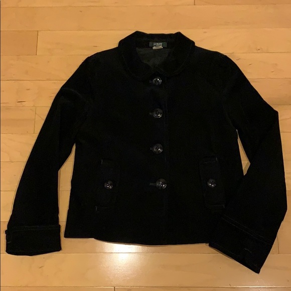 J.Crew Stretch navy Corduroy jacket size 2